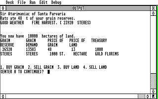 Kings and Kingdoms atari screenshot